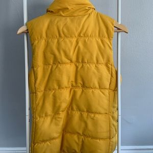 Yellow Puffer Vest
